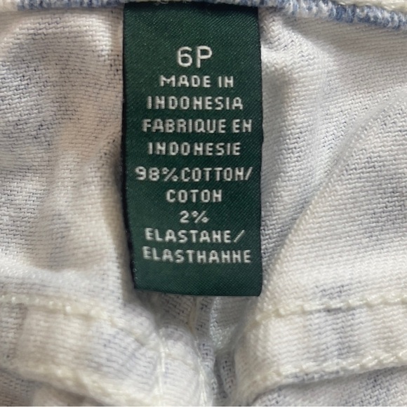 LRL Lauren Ralph Lauren Floral Petite Jeans 6P - Picture 4 of 8